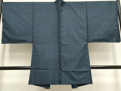 平和屋着物●極上　男性　本場大島紬　アンサンブル　長襦袢(袷)・長羽織セット　100亀甲　総詰め　羽裏・鷹　逸品　未使用　DZAB4735kh6
