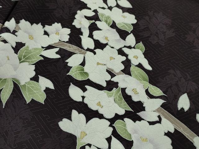 平和屋本店●極上　訪問着　友禅　枝花文　暈し染め　逸品　DZAB4745kh6
