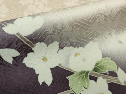 平和屋本店●極上　訪問着　友禅　枝花文　暈し染め　逸品　DZAB4745kh6
