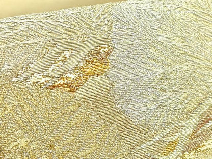 平和屋着物●極上　銀座きしや　太鼓柄袋帯　老松　金銀糸　純金箔錦　逸品　DZAB4790kh6