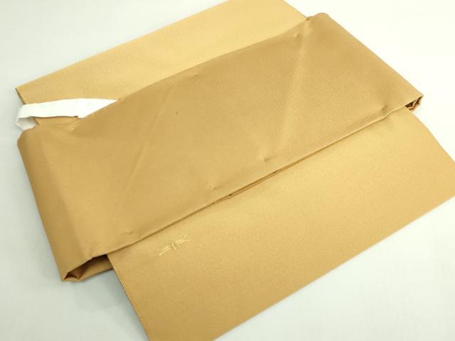 平和屋着物●極上　西陣　小川英謹製　爪掻き本綴れ　つけ帯　笹竹　金糸　逸品　DZAB4801kh6