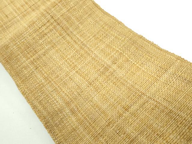 平和屋着物＊極上　夏物　半幅帯　オヒョウ　樹皮　自然布　逸品　未使用　DZAB4804kh6