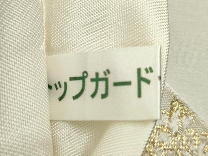 平和屋着物●極上　全通柄　本袋帯　唐織　尾我佐　向かい鳥正倉院花文　金糸　逸品　DZAB4814kh6