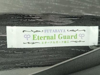 平和屋着物●極上　金彩友禅　卓越技能者・名工・和田光正監修　華陽　太鼓柄袋帯　七宝花文　銀彩　逸品　DZAB4821kh6