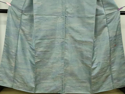 平和屋着物●極上　安達壮一郎　お召　磯岳　やまと誂製　逸品　未使用　DZAB4851kh6