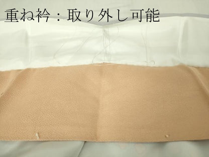 平和屋本店●極上　創業460年・千總　訪問着　駒刺繍　道長正倉院花文　淡藤色地　金彩　三越扱い　逸品　DZAB4856kh6
