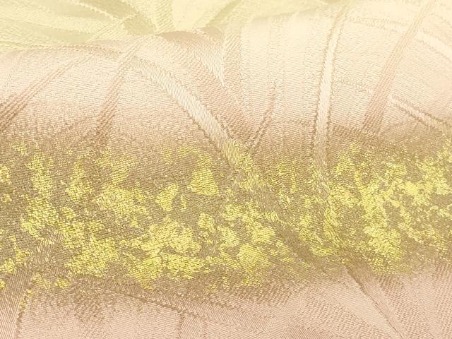 平和屋着物●極上　皇室献上作家　北出与三郎　訪問着　大王松　暈し染め　金彩　逸品　DZAB4860kh6