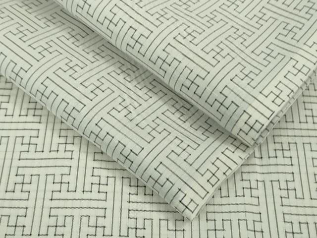 平和屋本店∞希少　男性　本場大島紬　白大島　龍郷絣　秋名バラ　長羽織　羽裏・鳥獣戯画　逸品　DZAB4869kh6