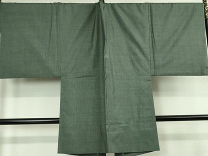 平和屋着物∞極上　男性　本場大島紬　長羽織　キングサイズ　100亀甲　総詰め　逸品　DZAB4882kh6