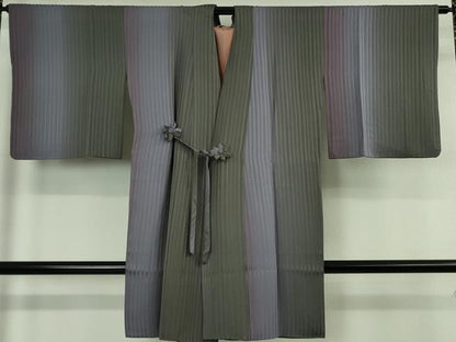 平和屋着物∞極上　道中着　ロング丈　間道　暈し染め　逸品　DZAB4884kh6