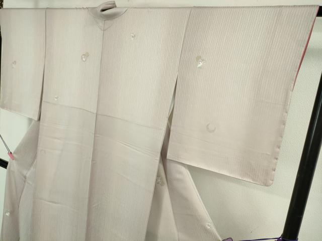 平和屋着物●極上　訪問着　刺繍　兎　うさぎ　雪輪　暈し染め　金銀糸　逸品　未使用　DZAB4900kh6