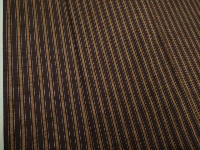平和屋着物●極上　青山みとも　紬　縞　逸品　DZAB4901kh6