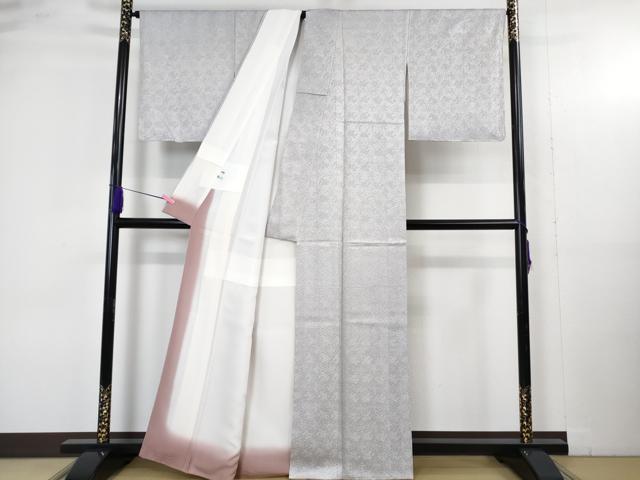 平和屋本店●極上　名門　藤娘きぬたや・総絞り　杢目絞り　反端付き　逸品　未使用　DZAB4905kh6