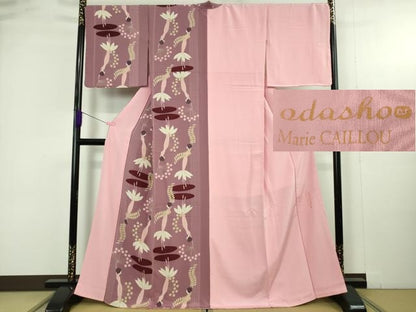 平和屋本店●極上　京都の老舗呉服メーカー ODASHO　小田章　訪問着　片身替わり　Marie CAILLOU　逸品　未使用　DZAB4910kh6