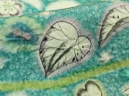 平和屋着物●極上　梅原虎峰　幻の辻が花　振袖　暈し染め　銀通し地　逸品　未使用　DZAB4919kh6
