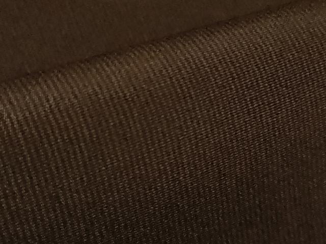 平和屋着物●極上　男性　お召　万筋　黒鳶色×赤墨色　逸品　未使用　DZAB4923kh6