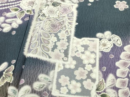 平和屋着物●極上　訪問着　辻が花　破れ色紙重ね　暈し染め　ロング丈　逸品　新品　DZAB4935kh6