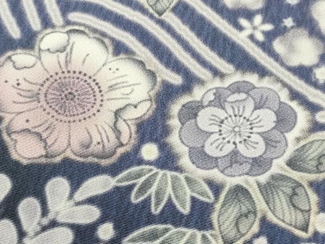 平和屋着物●極上　訪問着　辻が花　立波　暈し染め　ロング丈　逸品　新品　DZAB4937kh6