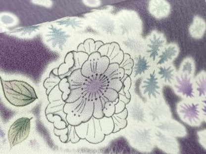 平和屋着物●極上　訪問着　辻が花　地紙　暈し染め　ロング丈　逸品　新品　DZAB4939kh6