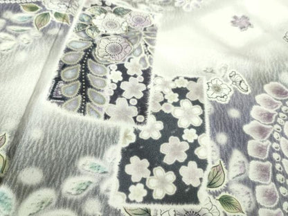 平和屋着物●極上　訪問着　辻が花　破れ色紙重ね　暈し染め　ロング丈　逸品　新品　DZAB4941kh6
