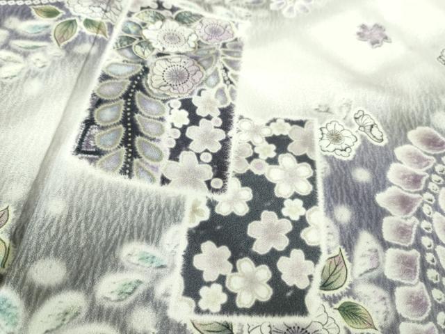 平和屋着物●極上　訪問着　辻が花　破れ色紙重ね　暈し染め　ロング丈　逸品　新品　DZAB4941kh6