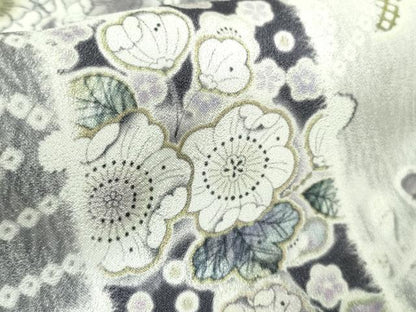 平和屋着物●極上　訪問着　辻が花　破れ色紙重ね　暈し染め　ロング丈　逸品　新品　DZAB4941kh6