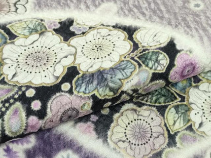 平和屋着物●極上　訪問着　辻が花　地紙　暈し染め　ロング丈　逸品　新品　DZAB4942kh6