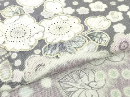 平和屋着物●極上　訪問着　辻が花　雪輪　地紙　暈し染め　ロング丈　逸品　新品　DZAB4944kh6