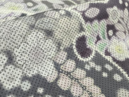 平和屋着物●極上　訪問着　辻が花　雪輪　地紙　暈し染め　ロング丈　逸品　新品　DZAB4945kh6