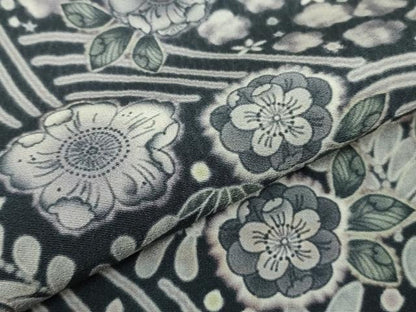 平和屋着物●極上　訪問着　辻が花　立波花文　暈し染め　ロング丈　逸品　新品　DZAB4947kh6