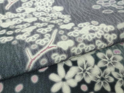 平和屋着物●極上　訪問着　立波笹花文　暈し染め　ロング丈　逸品　新品　DZAB4948kh6