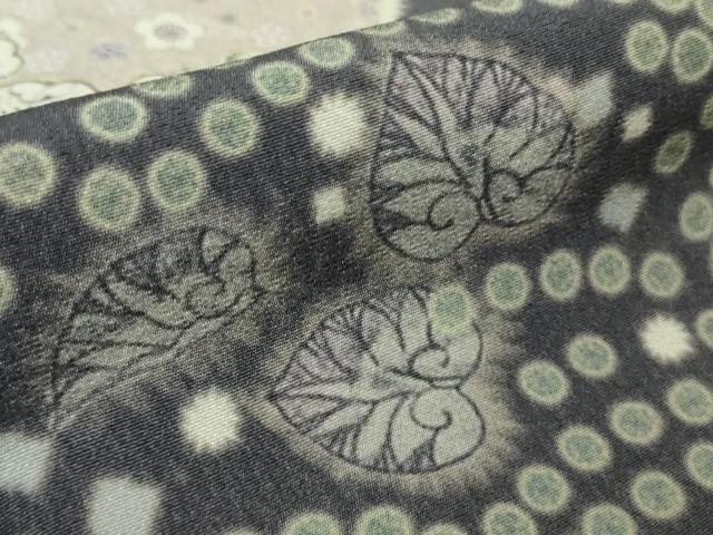 平和屋着物●極上　訪問着　辻が花　雪輪　地紙　暈し染め　ロング丈　逸品　新品　DZAB4949kh6