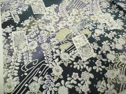 平和屋着物●極上　訪問着　辻が花　破れ色紙重ね　暈し染め　ロング丈　逸品　新品　DZAB4951kh6