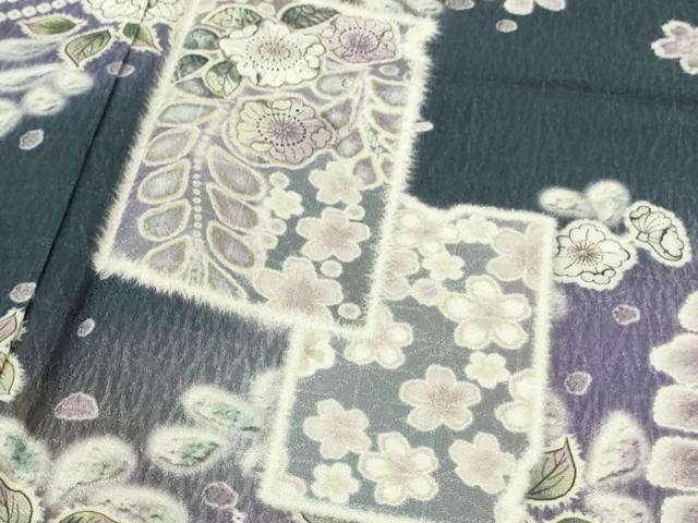 平和屋着物●極上　訪問着　辻が花　破れ色紙重ね　暈し染め　ロング丈　逸品　新品　DZAB4951kh6