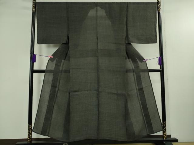 平和屋本店＊極上　夏物　男性　石川県指定無形文化財　能登上布　本麻手織上布　山崎仁一　80亀甲　総詰め　証紙付き　逸品　DZAB4963kh6