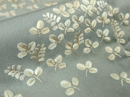 平和屋着物●極上　訪問着　総手刺繍　花笹山文　淡藤色地　金糸　逸品　DZAB4971kh6