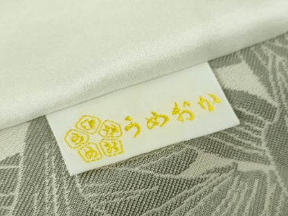 平和屋本店▽極上　創業200年・7代目永治屋清左衛門 　お召　単衣　笹　逸品　DZAB4989kh6