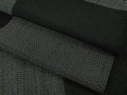 平和屋本店＊極上 夏物 結城紬 夏結城 100亀甲 市松文様 逸品 DZAB4996kh6