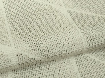 平和屋着物▽極上　本塩沢　単衣　110亀甲　逸品　DZAB4997kh6