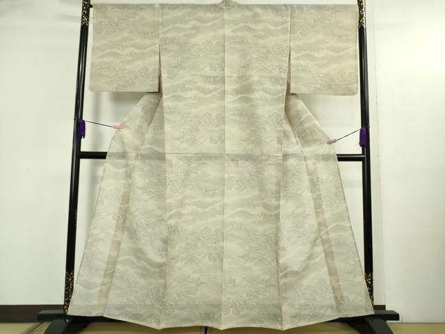 平和屋着物＊極上 夏物 本場大島紬 夏大島 7マルキ 樹林風景 逸品 DZAB4998kh6