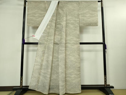 平和屋着物＊極上 夏物 本場大島紬 夏大島 7マルキ 樹林風景 逸品 DZAB4998kh6