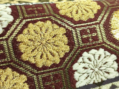 平和屋着物●極上　創業280年　誉田屋源兵衛　両面　全通柄袋帯　上誉文彫金　吉祥貮百六拾賓　証紙付き　逸品　DZAB5004kh6