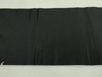 平和屋着物●極上　アンティーク　大正ロマン　九寸名古屋帯　総手刺繍　龍　黒地　銀糸　逸品　DZAB5022kh6