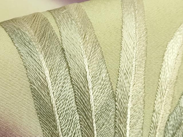 平和屋本店●極上　アンティーク　大正ロマン　太鼓柄袋帯　総手刺繍　ニワトリ　鶏　逸品　DZAB5026kh6
