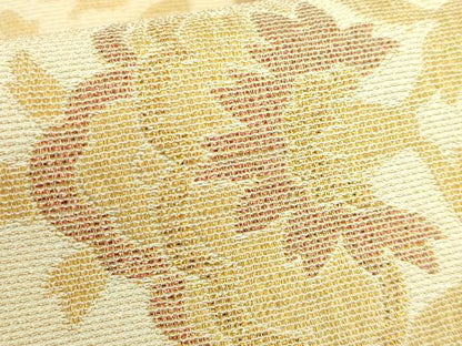 平和屋着物●極上　しょうざん謹製　六通柄袋帯　花唐草　金糸　逸品　DZAB5061kh6