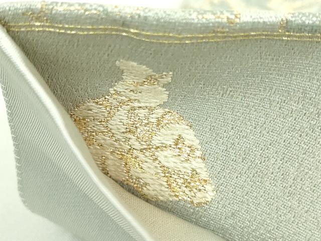 平和屋着物●極上　京友禅の人間国宝　上野為二　六通柄袋帯　唐織　雪輪花鳥文　金糸　逸品　DZAB5067kh6