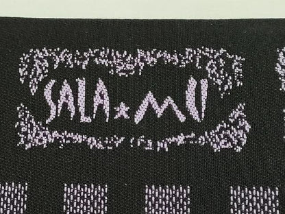 平和屋着物●極上　SALAMU サラム　藤井勝比琥　両面　太鼓柄袋帯　ラインストーン　兎　月　金彩　逸品　未使用　DZAB5068kh6