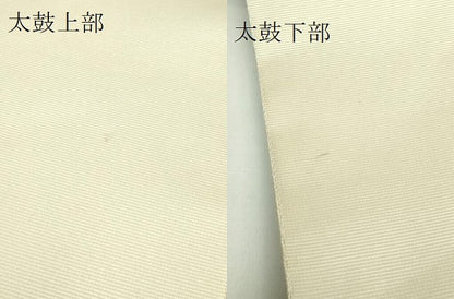 平和屋着物●極上　太鼓柄袋帯　天然ぜんまい糸　鳥獣戯画　逸品　DZAB5070kh6