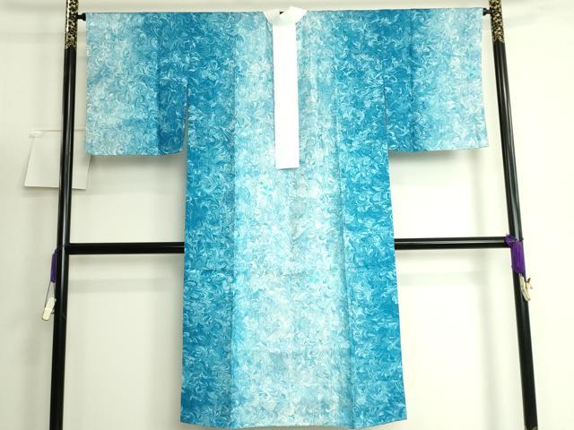 平和屋着物●上質な長襦袢　無双仕立て　BANKAN　わものや　墨流し　たとう紙付き　逸品　未使用　DZAB5099kh6