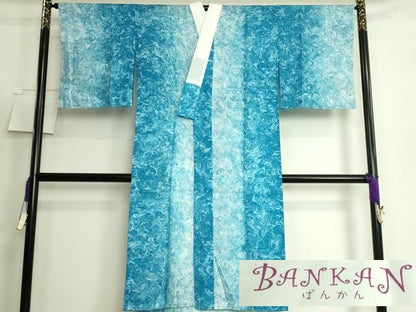 平和屋着物●上質な長襦袢　無双仕立て　BANKAN　わものや　墨流し　たとう紙付き　逸品　未使用　DZAB5099kh6